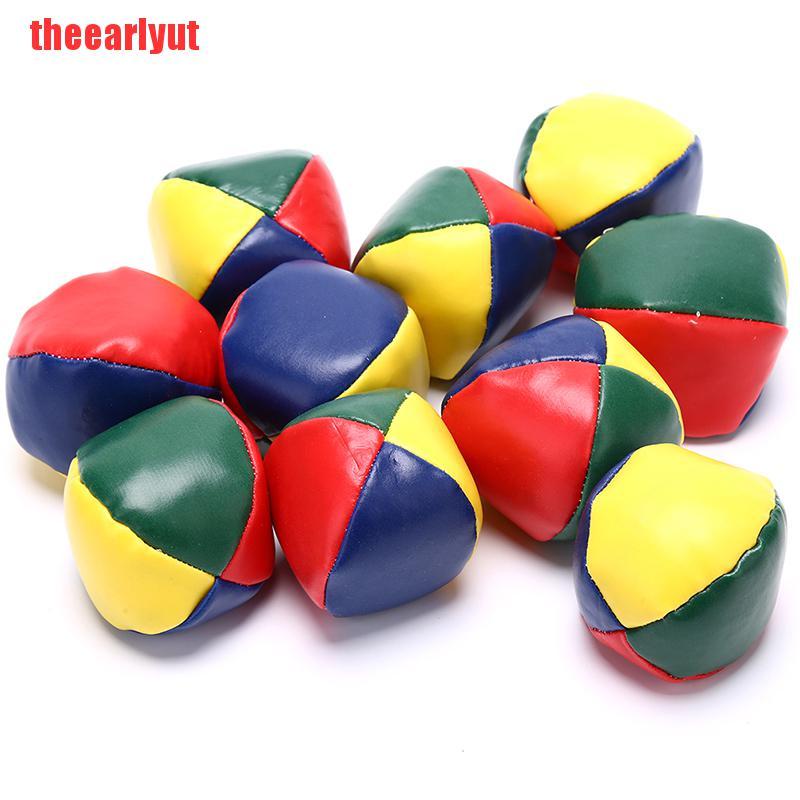 theearlyut Kids Classic Bean Bag Juggling Balls Magic Circus Beginner Outdoor Sport Toys