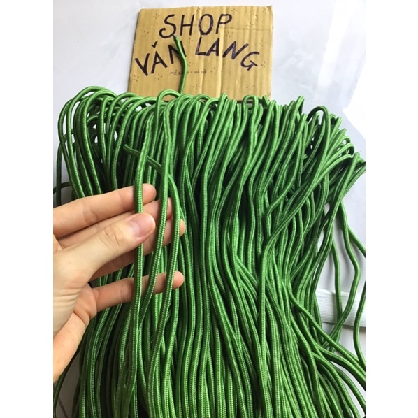 Dây Dù Xanh Tròn 7li Chịu Lực Dùng Buộc Đồ, Leo Núi, Cắm Trại…