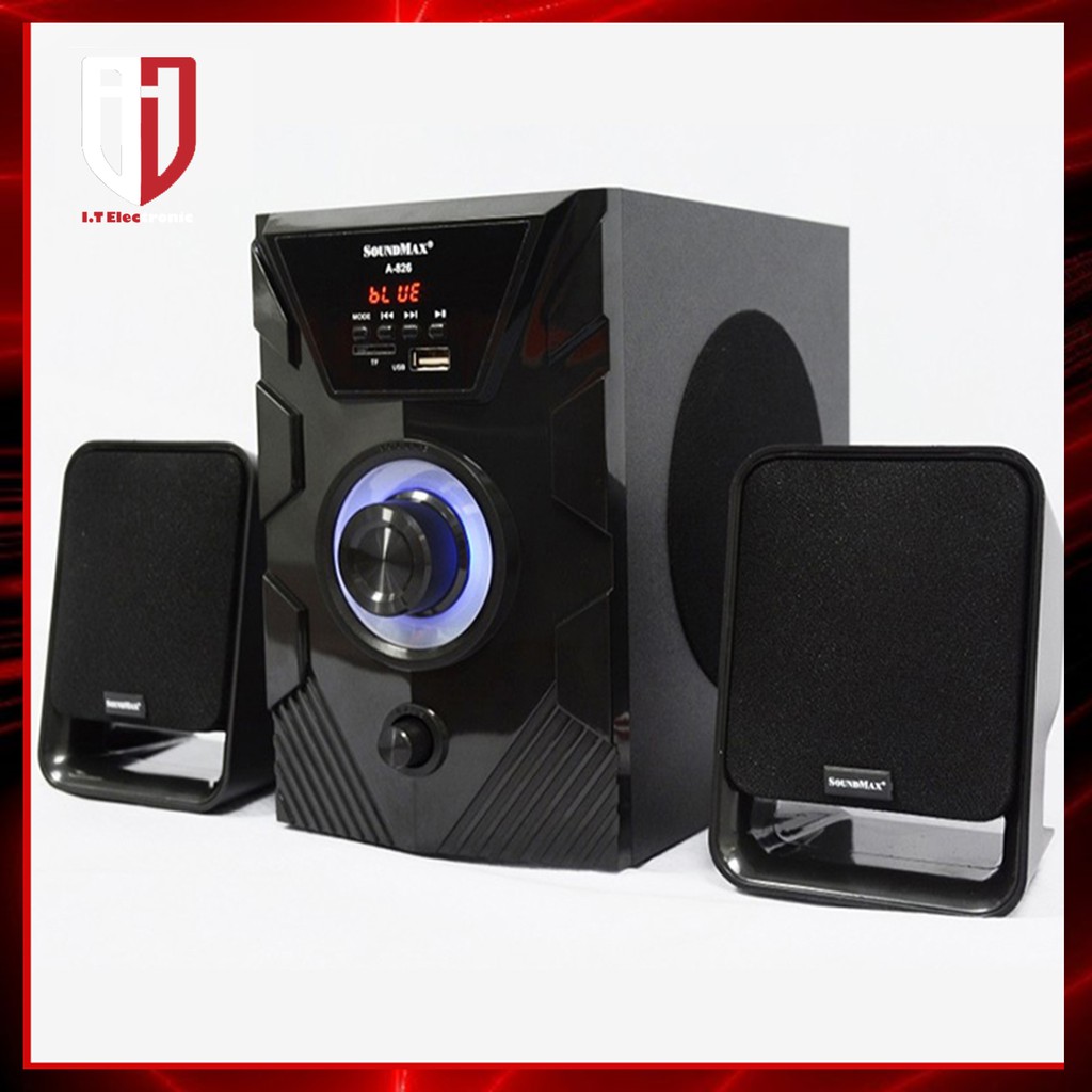 Loa máy tính buluetooth để bàn công suất lớn 2.1 SOUNDMAX A826 loa pc bass mạnh