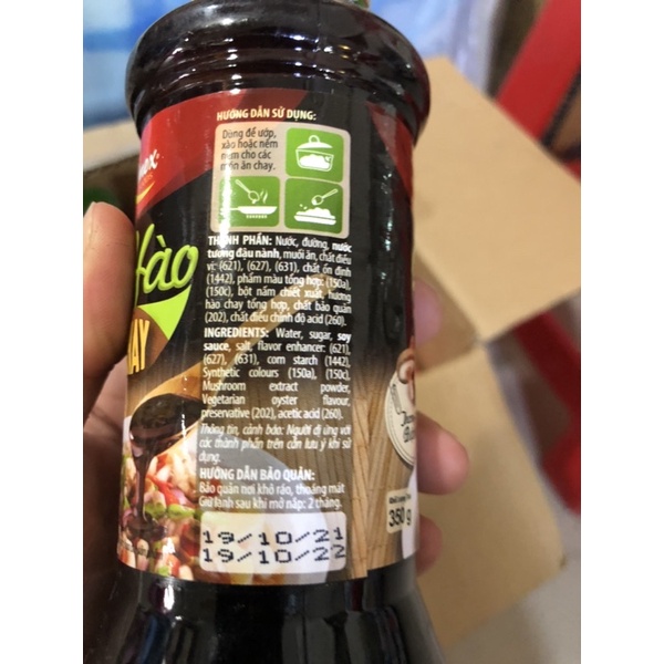 Dầu hào chay Cholimex chai trung 350gr