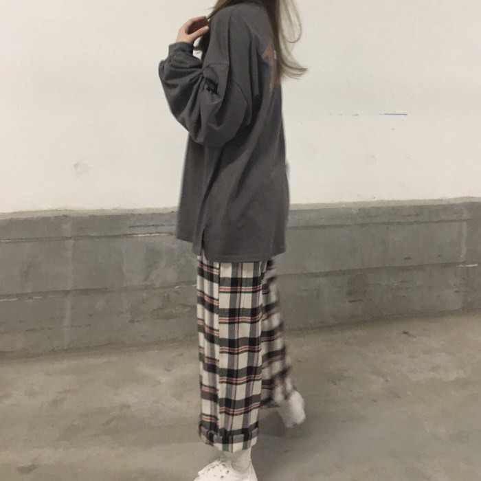 SET ÁO TAY DÀI + QUẦN SỌC ULZZANG | BigBuy360 - bigbuy360.vn