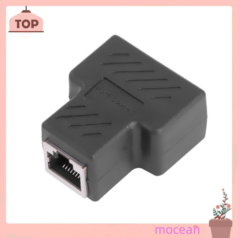 Bộ Chia Rj45 1 Sang 2 Dual Female Port Cat 5 / 6 / 7 Lan Ethernet Connector