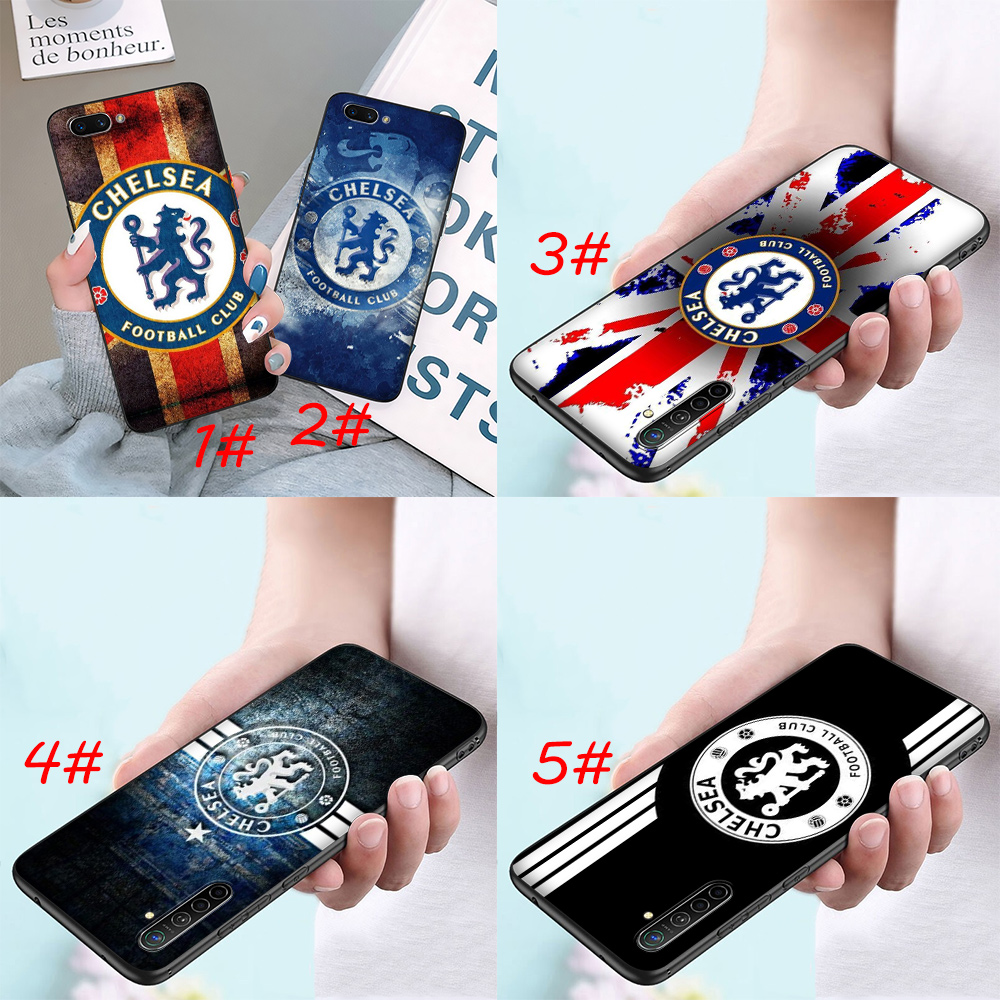 Chelsea Ốp Điện Thoại Silicon Họa Tiết Logo Đội Bóng Chelsea Cho Oppo A12S A12E A53 A32 Reno 4 4g 6i C3 10t Y20 2020