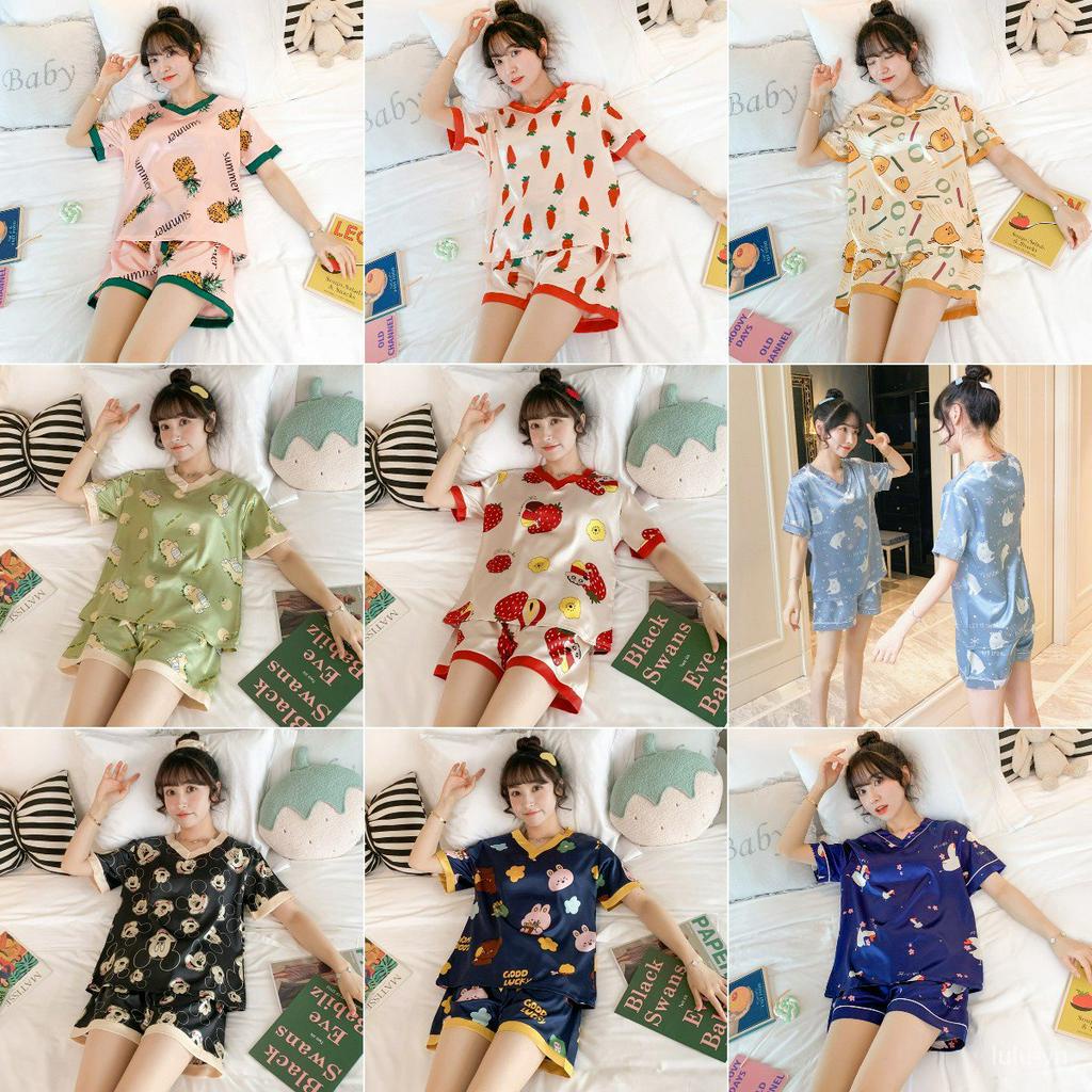 Set Đồ Ngủ Bằng Lụa Gợi Cảm Cho Cặp Đôi