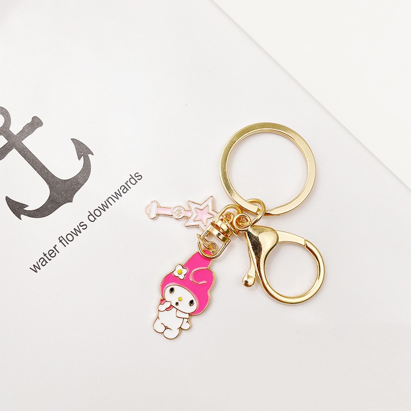 Móc Khóa Gắn Ba Lô Thiết Kế Kiểu Hoạt Hình Dễ Thương