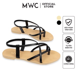 Giày MWC 2847 - Giày Sandal Đế Bệt, Giày Sandal Quai Dây Xỏ Ngón Đế Bệt Siêu Hot