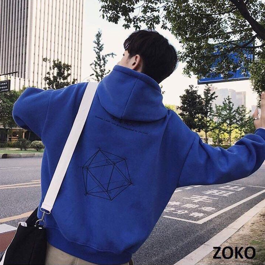 ÁO HOODIE NỈ NGOẠI (HD1000 - Hình Khối) | BigBuy360 - bigbuy360.vn