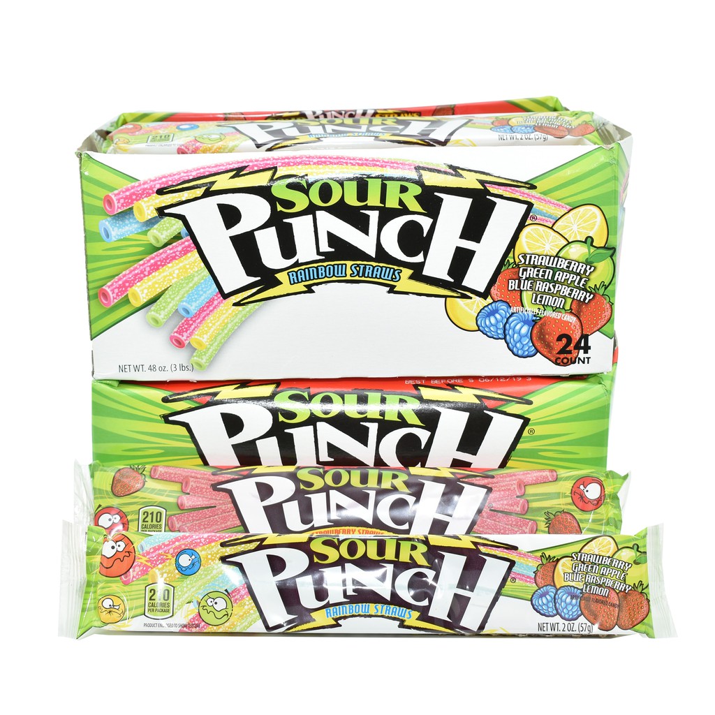 [ TẶNG VOUCHER 30K ]Kẹo Dẻo Sour Punch Của Mỹ