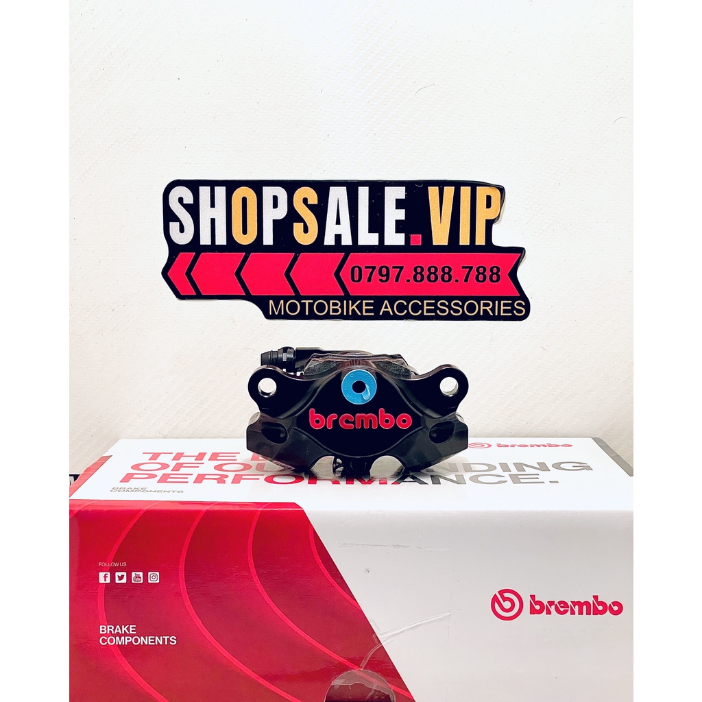 Heo Brembo 2Pis Billet Màu Đen Chính Hãng