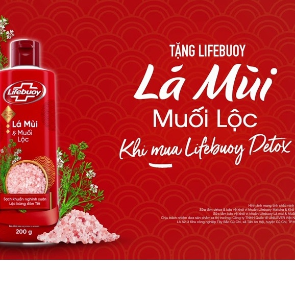 Sữa Tắm Lifebuoy Trà Phúc Và Muối Lộc 200G