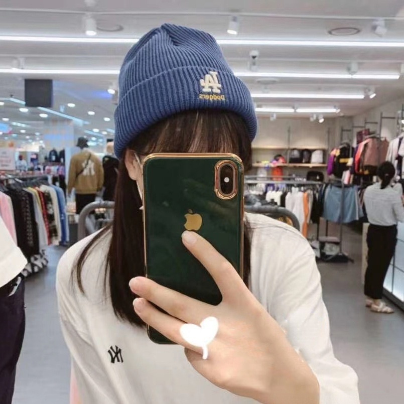 Mũ Len Thêu Chữ Phong Cách Hàn Quốc Cho Cặp Đôi