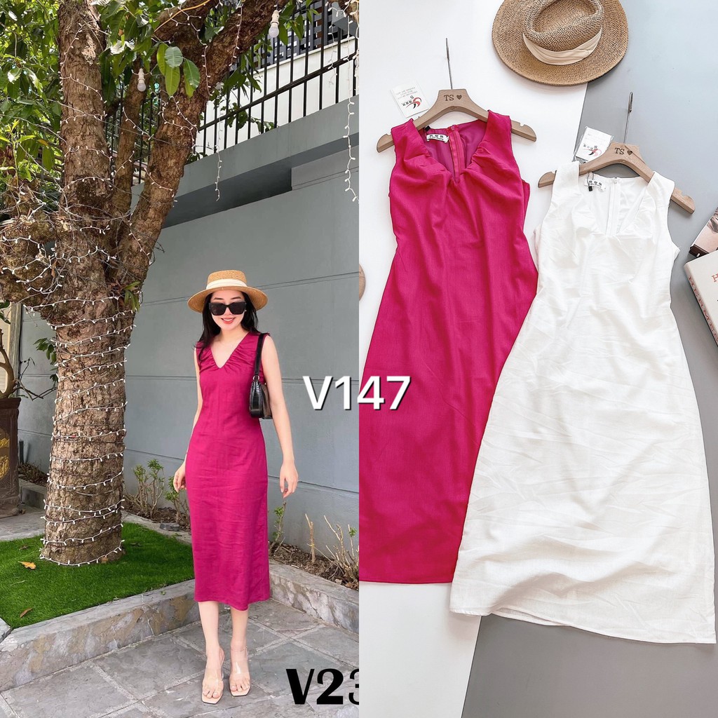 VÁY SUÔNG A NỮ DÀI DÚM NGỰC QUYẾN RŨ SANG TRỌNG V147