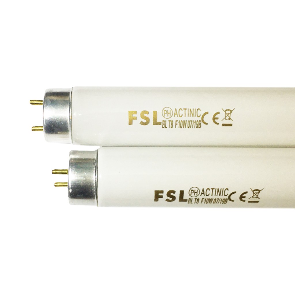 Bóng đèn UVA thu hút côn trùng, bóng đèn diệt côn trùng 10W FSL 33cm - Dùng cho đèn Kentom, Đèn Đại Sinh, Đèn Con Dơi