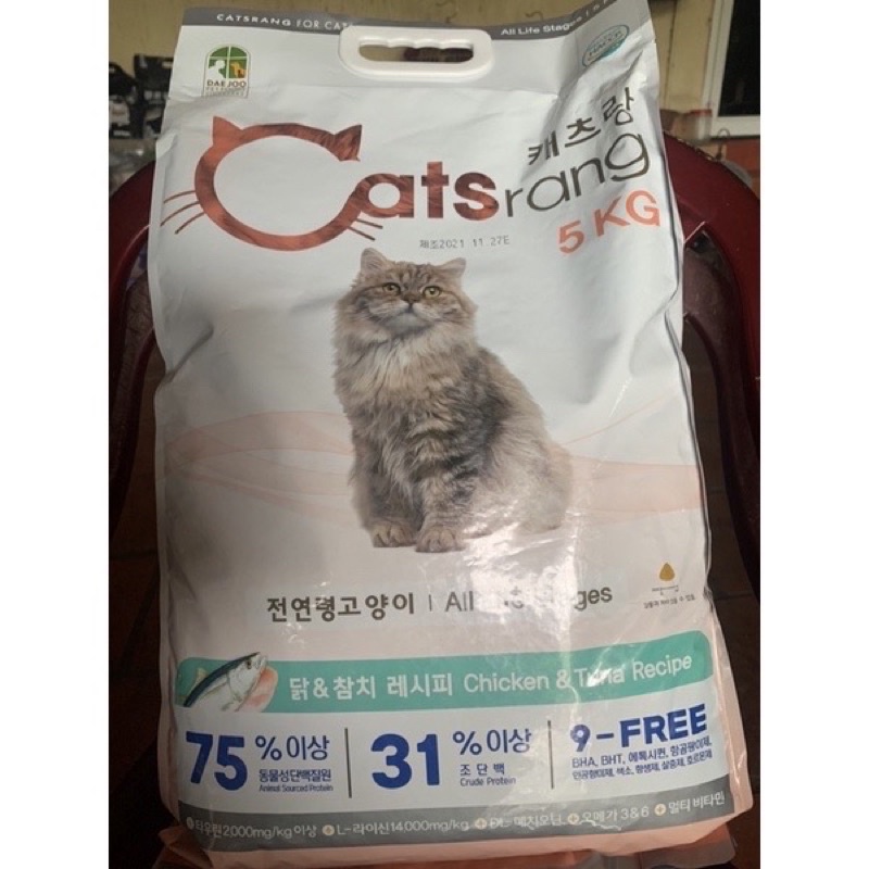 Catsrang thức ăn cho mèo mọi lứa tuổi (5kg)