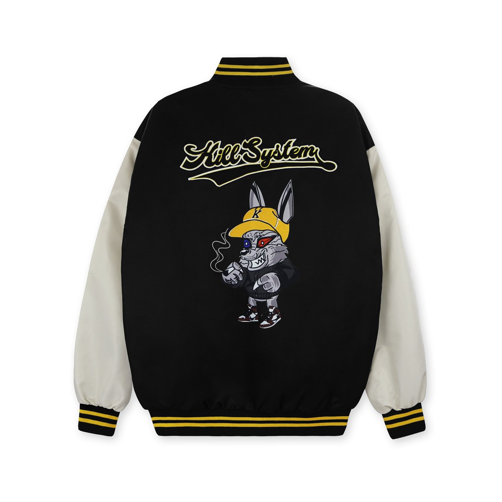 ÁO KHOÁC DÙ NAUGHTY HUMBLE VARSITY JACKET - [KILL SYSTEM]