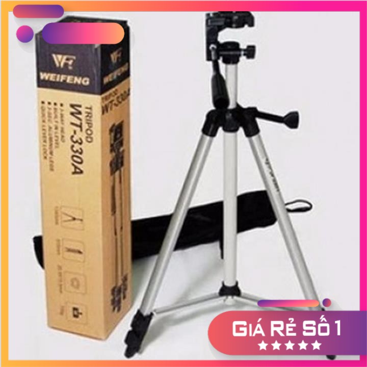 Chân Đế Chụp Hình Tripod TF-3110 có tặng kèm giá đỡ - Giá đỡ điện thoại chụp ảnh