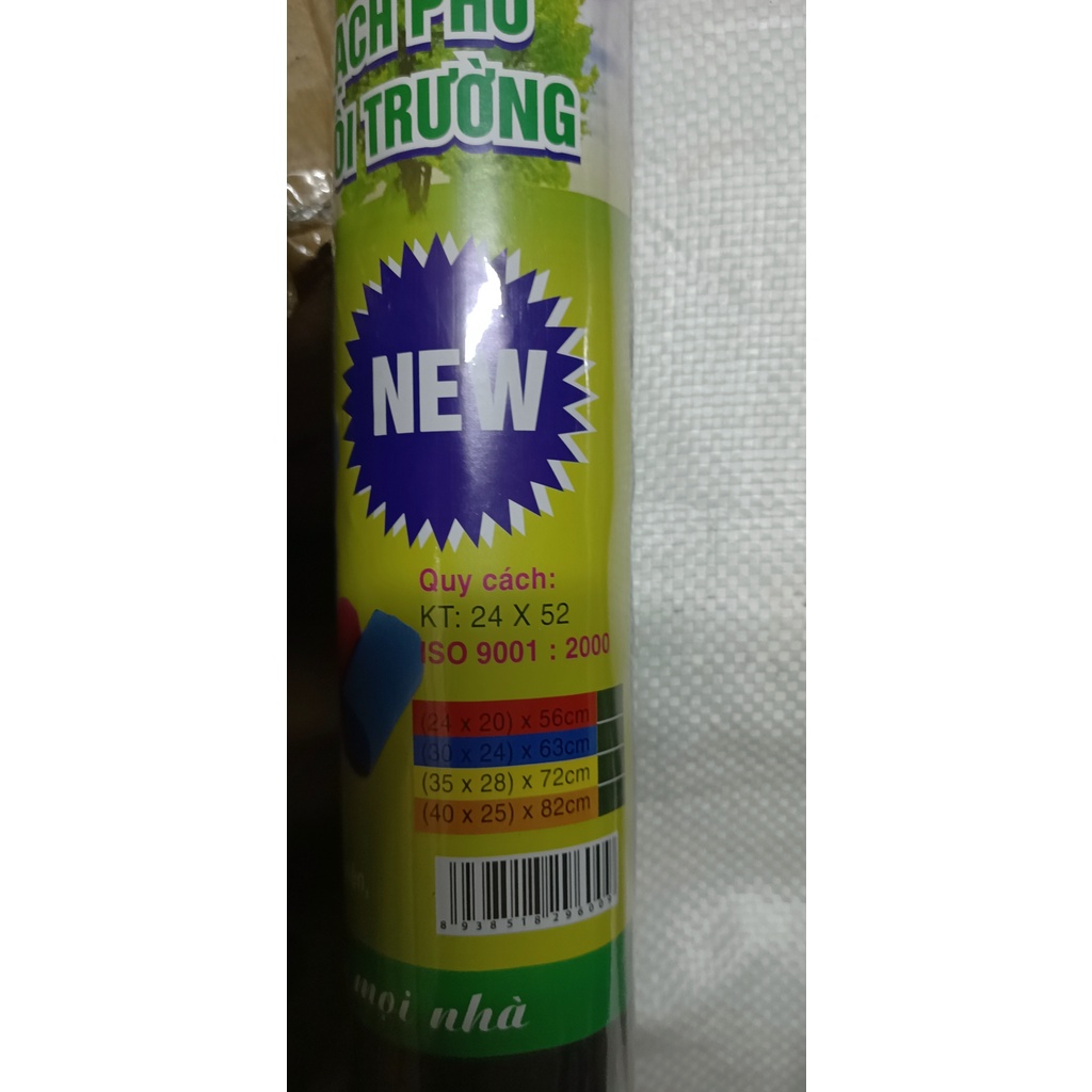 [0.5kg] TÚI ĐỰNG RÁC TỰ PHÂN HỦY 35X63CM