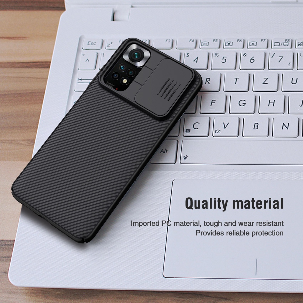 Ốp điện thoại Nillkin PC cứng sang trọng chống sốc cho Xiaomi Redmi Note 11S 4G