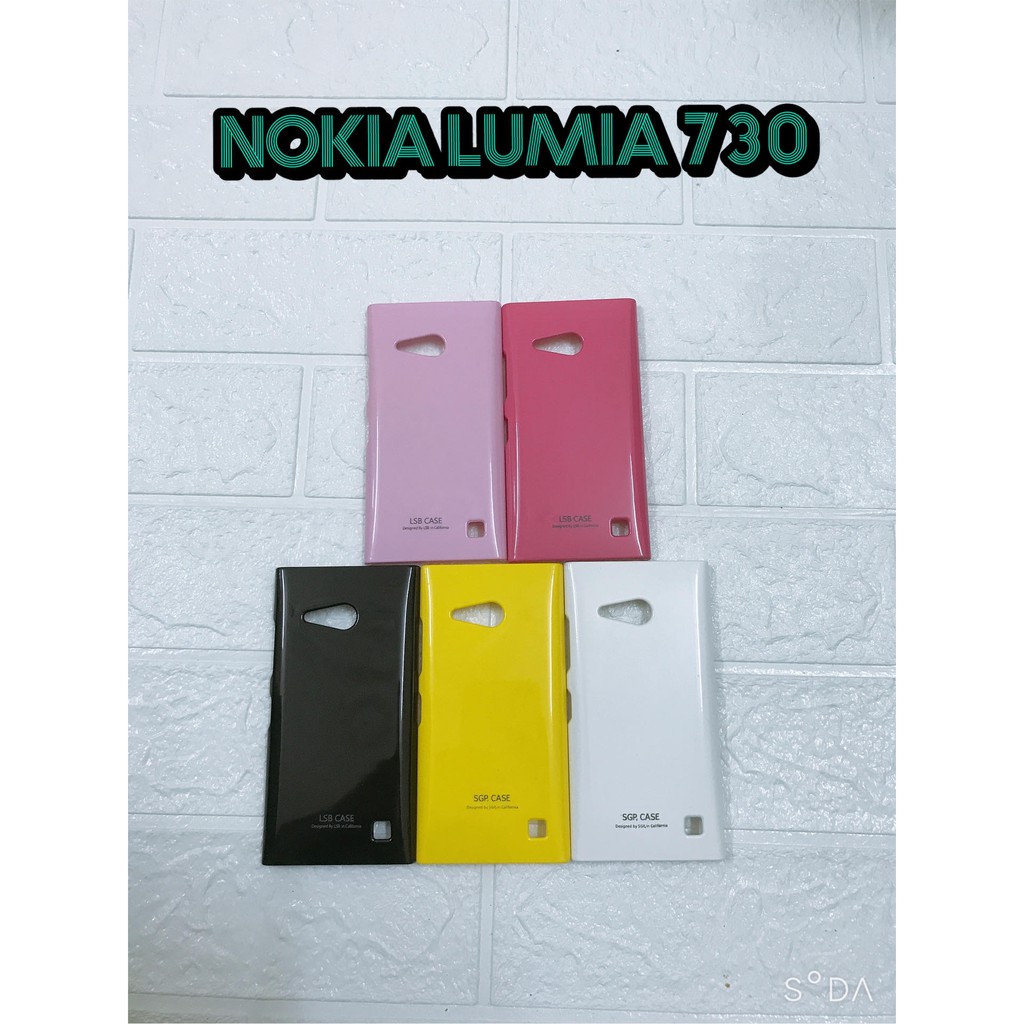 ( THANH LÝ) ỐP lưng SGP nhựa bóng Cho Lumia 730