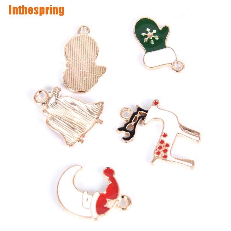Set 20 mặt charm Giáng Sinh làm khuyên tai, vòng tay