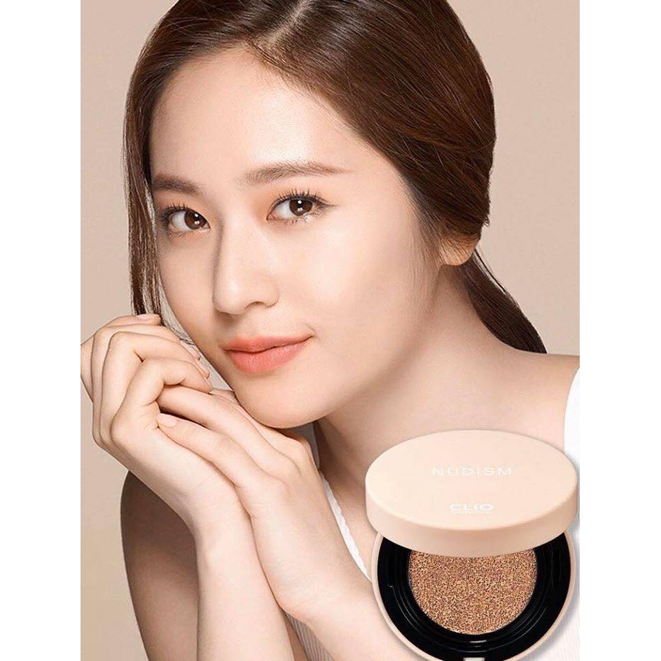 Phấn nước cushion Clio Nudism velvetwear dành cho da hh dầu, dầu che phủ nhẹ bám đẹp đủ 3 màu | BigBuy360 - bigbuy360.vn