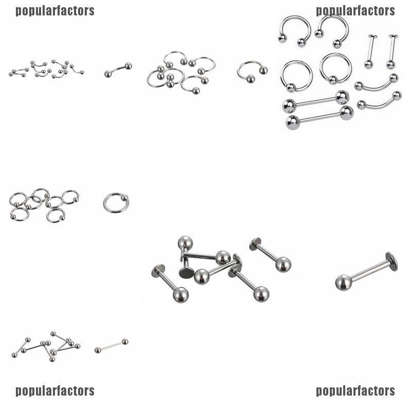Khuyên Xỏ Cơ Thể Bằng Thép Không Gỉ Thời Trang