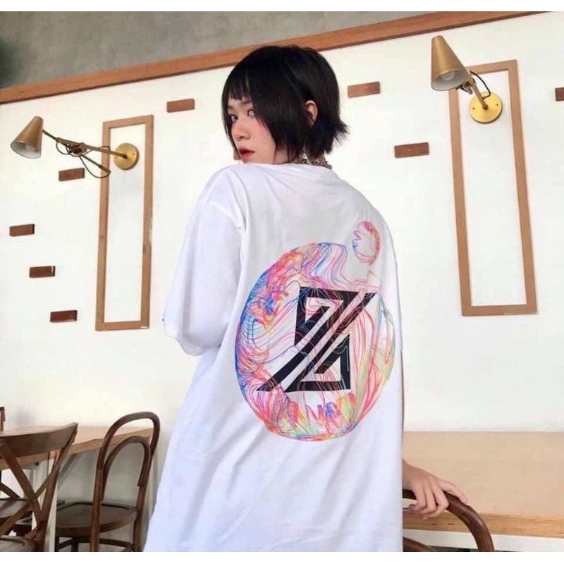 [ RẺ VÔ ĐỊCH] Áo Thun Tay Lỡ Phom Unisex Logo In 5D Siêu Nét(hình chụp thật 100%)