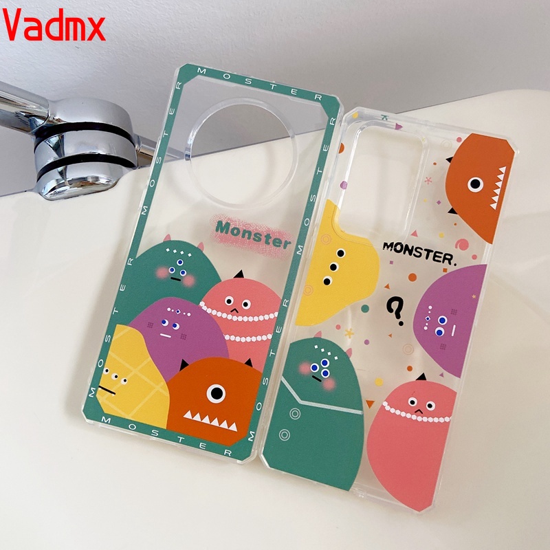 Ốp điện thoại dẻo trong suốt họa tiết quái vật dễ thương cho SAMSUNG GALAXY S21 S20 ULTRA PLUS FE NOTE 20 ULTRA 10 S10 LITE PLUS