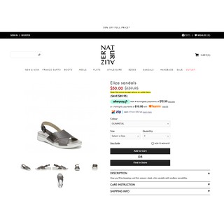 Sandal da Naturalizer quai chéo xịn US
