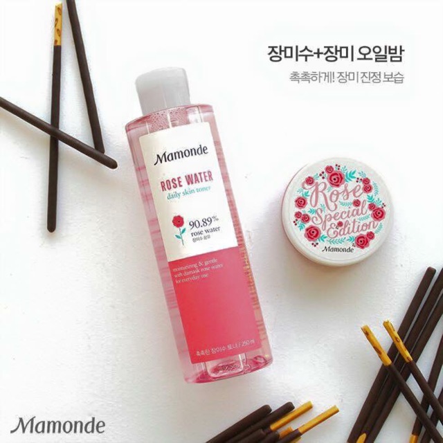 Nước hoa hồng Mamonde Rose water daily skin toner: