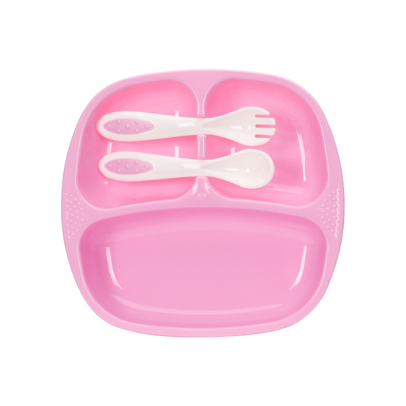 Bộ 3 Dụng Cụ Ăn Chống Rơi Họa Tiết Hoạt Hình Dễ Thương Cho Bé