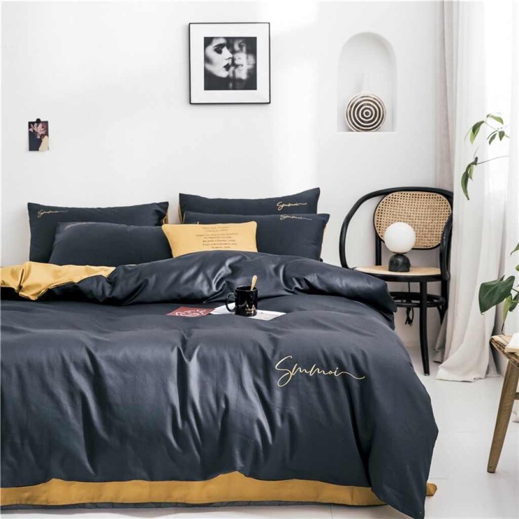 Bộ Vỏ Chăn Ga Gối LỤA TENCEL SUMOI 40s Cao Cấp Mềm Mịn | BigBuy360 - bigbuy360.vn