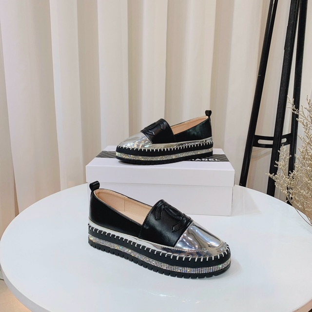 Slipon mũi bạc nâng đế mã mới nhất + video tự quay