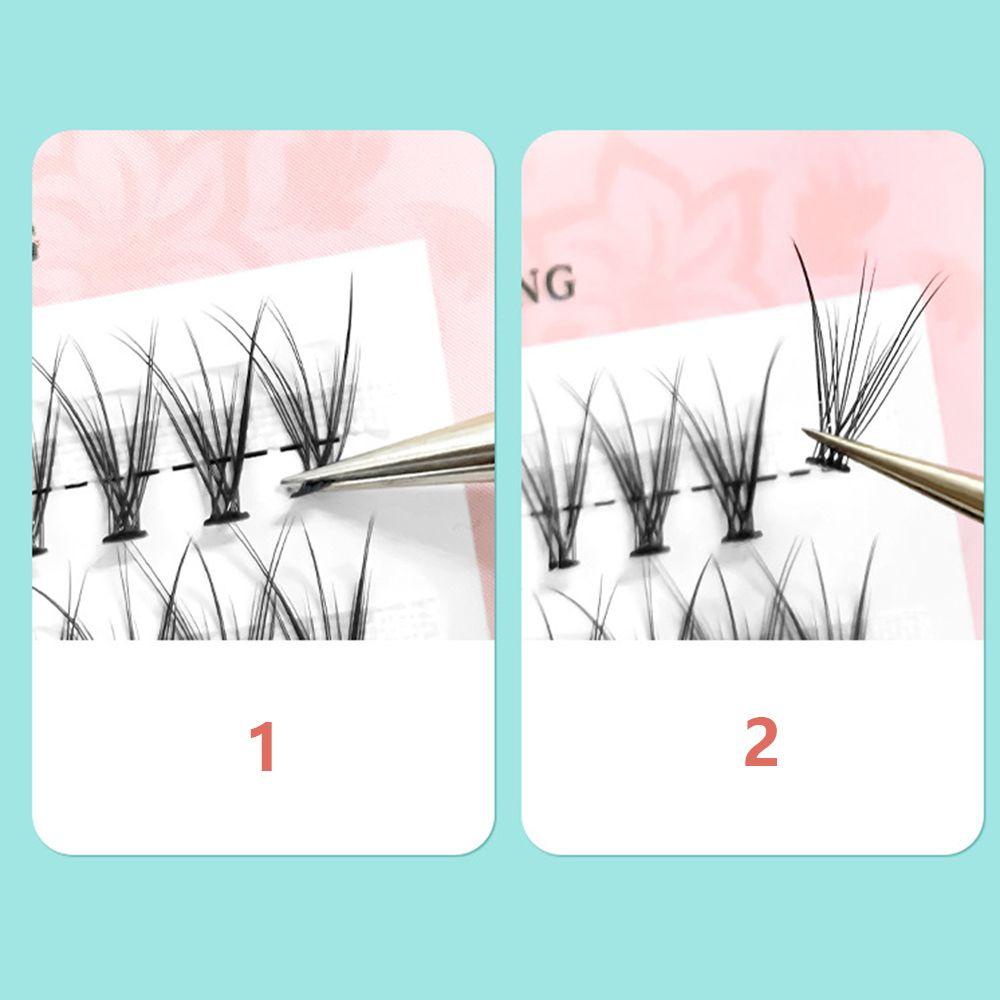 Lông Mi Giả Đuôi Cá Loại C Uốn Cong Mềm Mại Trang Điểm Chuyên Nghiệp Cho Nữ