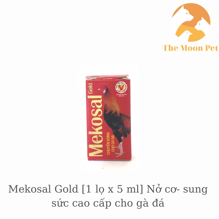 Mekosal Gold [1 lọ x 5ml] Nở cơ- sung sức cao cấp cho gà đá