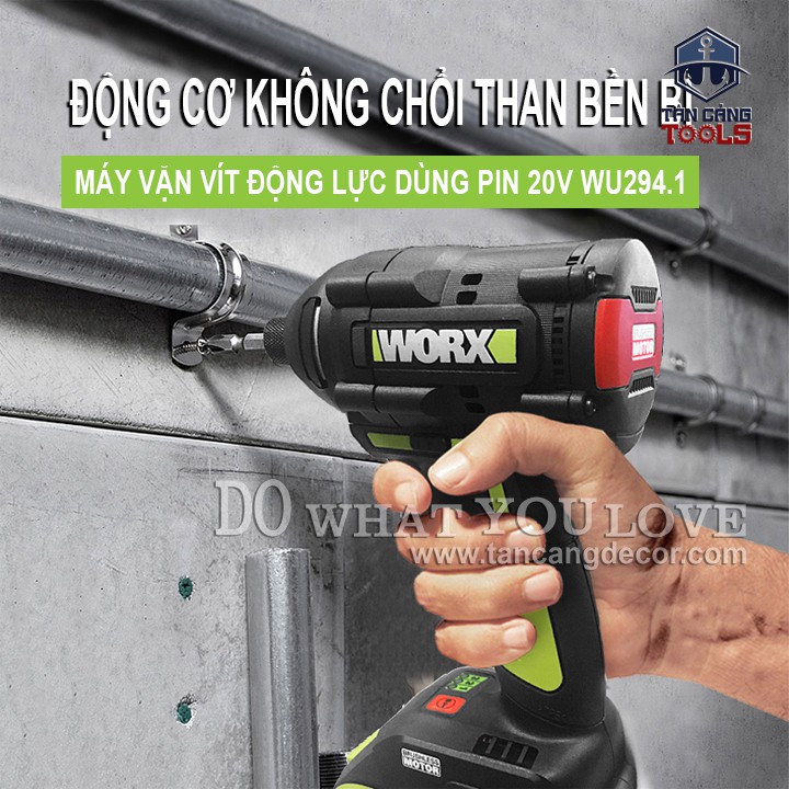 Máy Vặn Vít Động Lực Dùng Pin 20V Worx WU294.1 - CHÍNH HÃNG