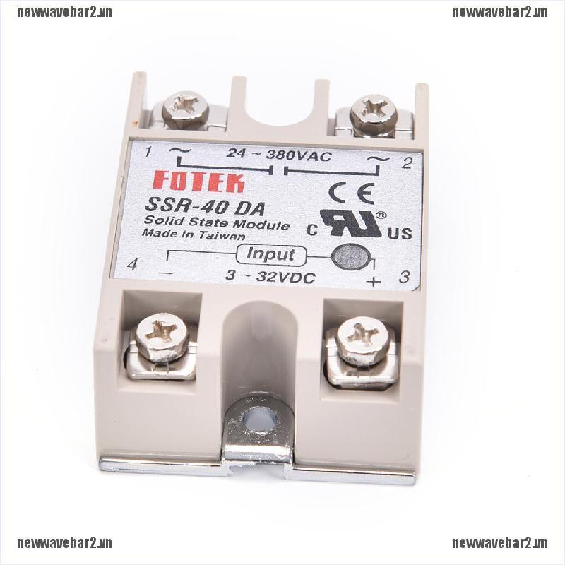 DC Set 2 Rơ Le Ssr-40A Ssr-40Da 40a Chuyên Dụng