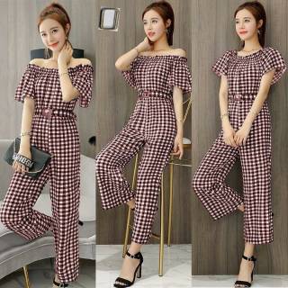 Bộ Áo Liền Quần Hình Vuông A1 - Jumpsuit Màu Đen