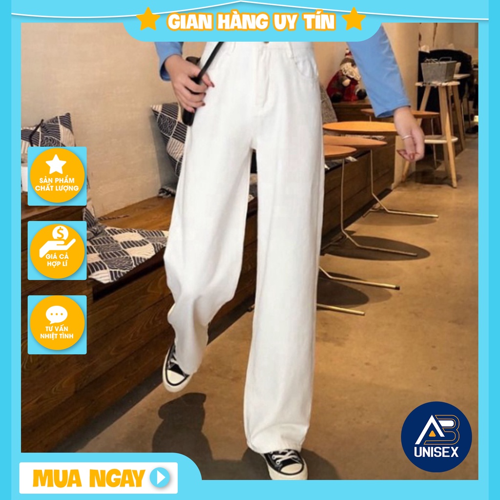 👕👖 [ TOP SALE ]  Quần kaki ống rộng eo cao phong cách Hàn Quốc trẻ trung ⚡ | BigBuy360 - bigbuy360.vn