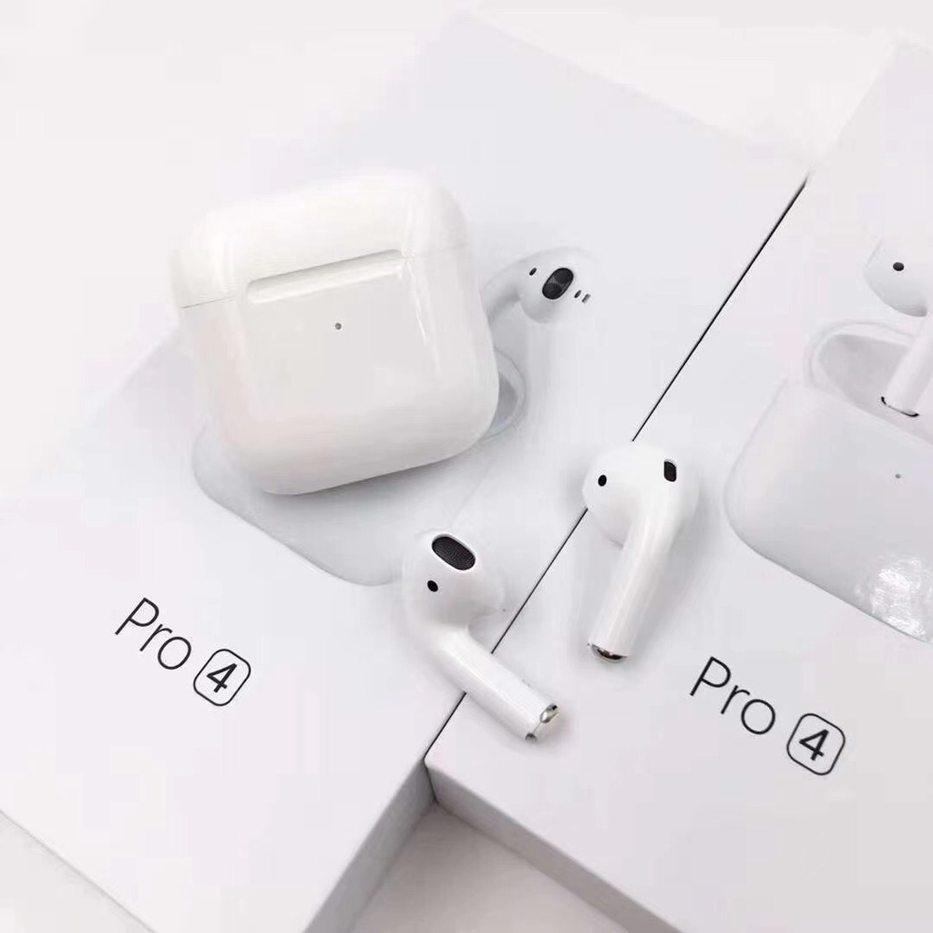 Tai Nghe Bluetooth 5.0 Không Dây Mini Pro4 Tws Tai Nghe Nhét Tai Nhỏ Gọn