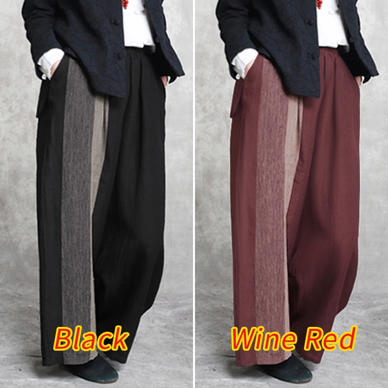 Quần Dài ZANZEA Thiết Kế Ống Rộng Phong Cách Thổ Cẩm Thời Trang Cho Nữ | BigBuy360 - bigbuy360.vn