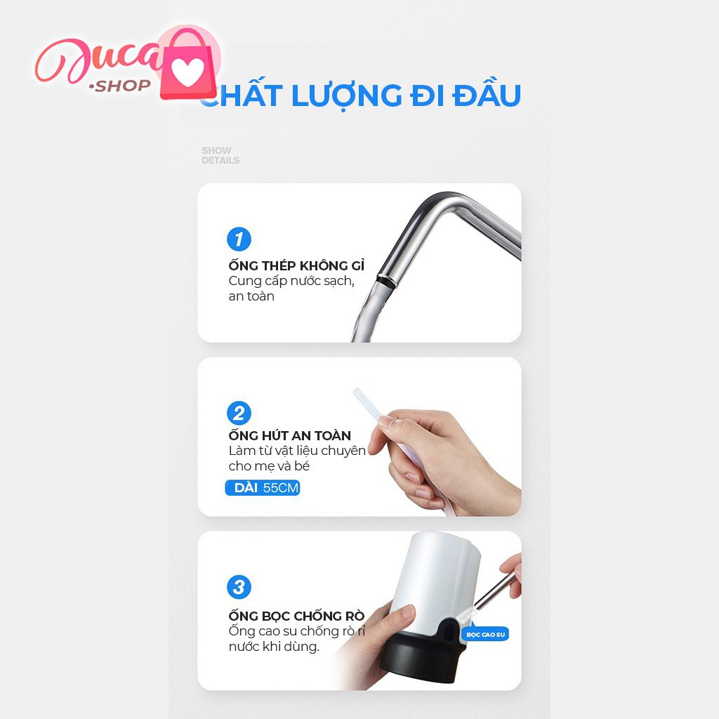 MÁY HÚT NƯỚC BÌNH TỰ ĐỘNG HÚT XĂNG BƠM RƯỢU THÔNG MINH