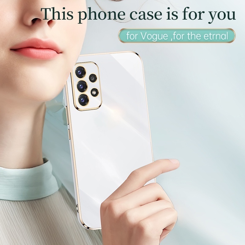 Ốp Điện Thoại Hình Vuông Mạ Viền Sang Trọng Cho Oneplus 8T 9 10 Pro 9R 9RT