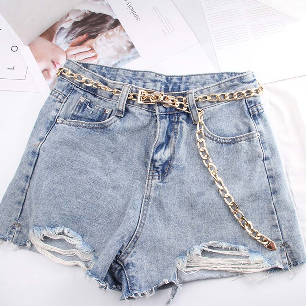 Thắt lưng mỏng bằng kim loại thiết kế đơn giản thời trang Âu Mỹ quyến rũ