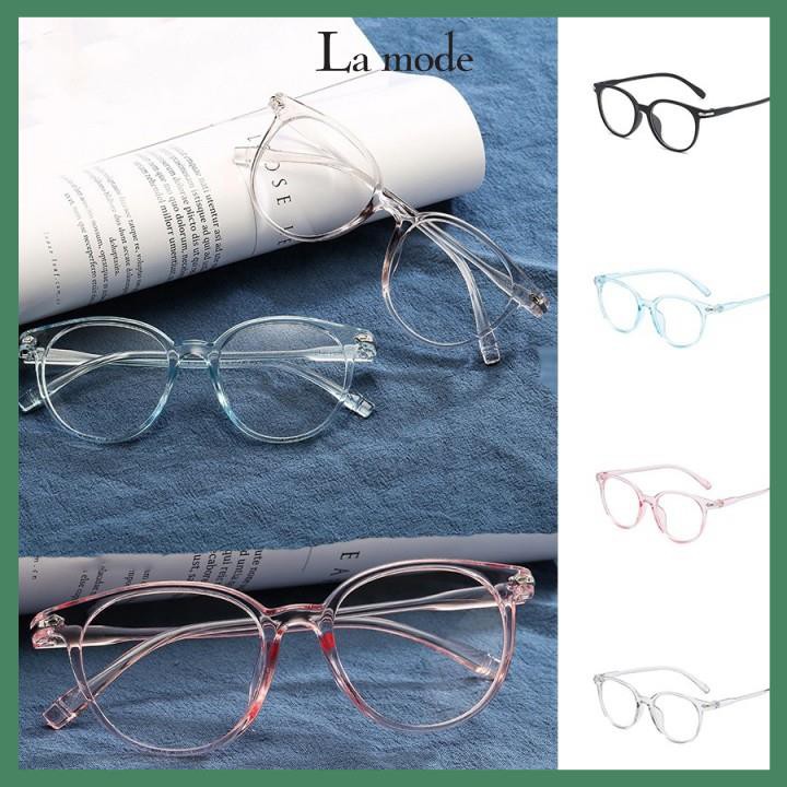 Mắt Kính Giả Cận Gọng Tròn Nhựa Trong Suốt Nam Nữ Thời Trang - La mode | BigBuy360 - bigbuy360.vn