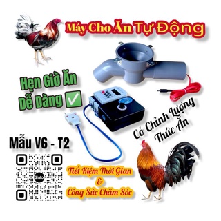 Máy cho gà cá ăn tự động v6-t2