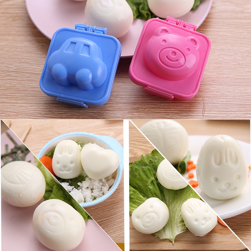 Khuôn Làm Cơm Nắm Hình Hoạt Hình Dễ Thương Cho Trẻ Em DIY