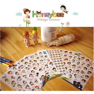 Bộ 6 sticker honey bee k 1320