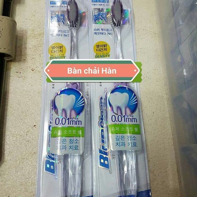 [GIÁ HỦY DIỆT] Bàn chải đánh răng sợi mỏng Hàn Quốc cho răng chắc khỏe