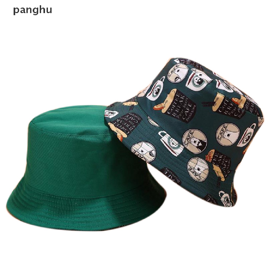 Mũ Bucket Hai Mặt In Họa Tiết Động Vật Thời Trang 2019 Mới